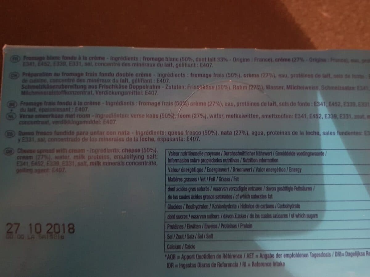 Kiri Kiri Crème Coffret Présentoir packshot
