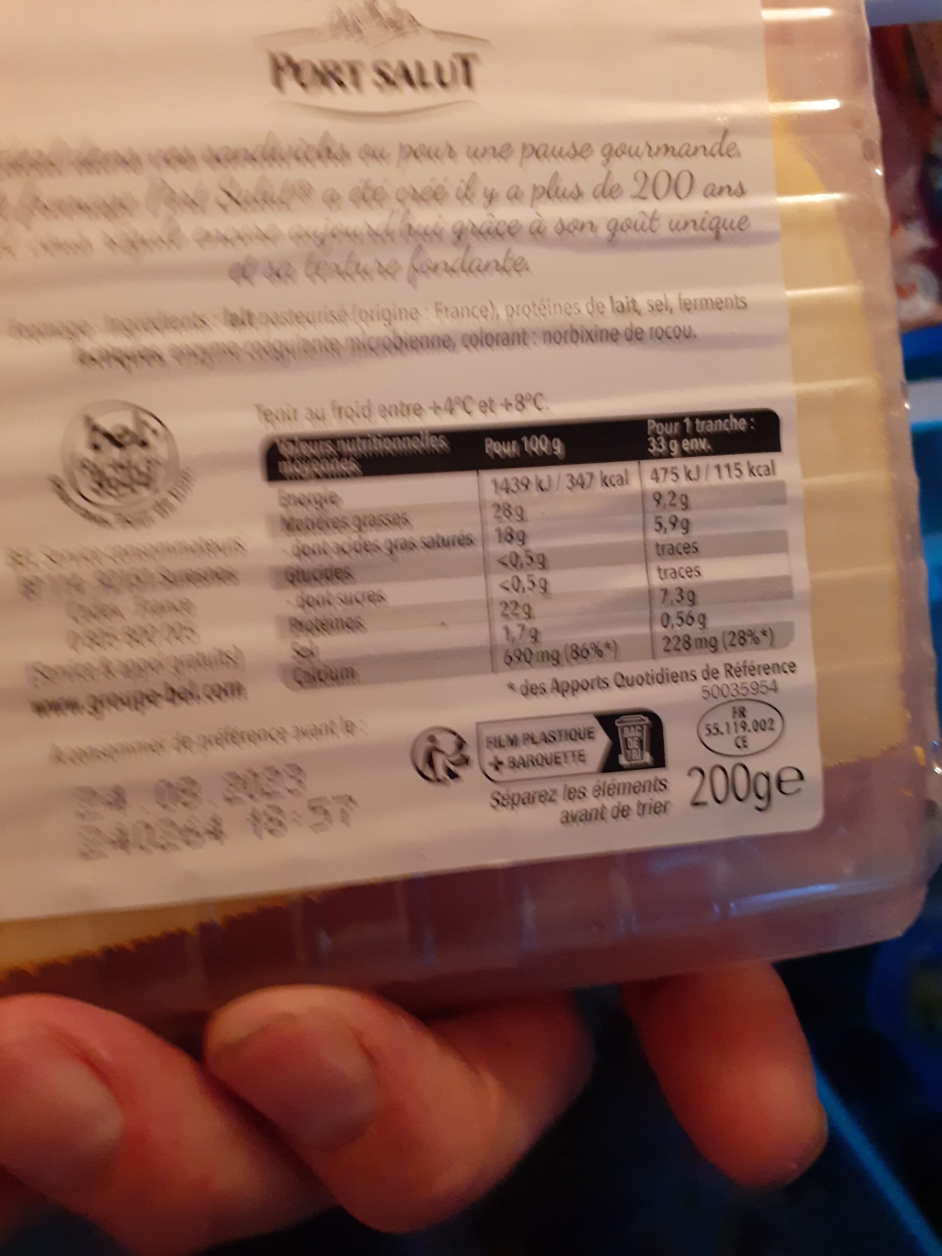 Bel Port salut 6t fondantes packshot