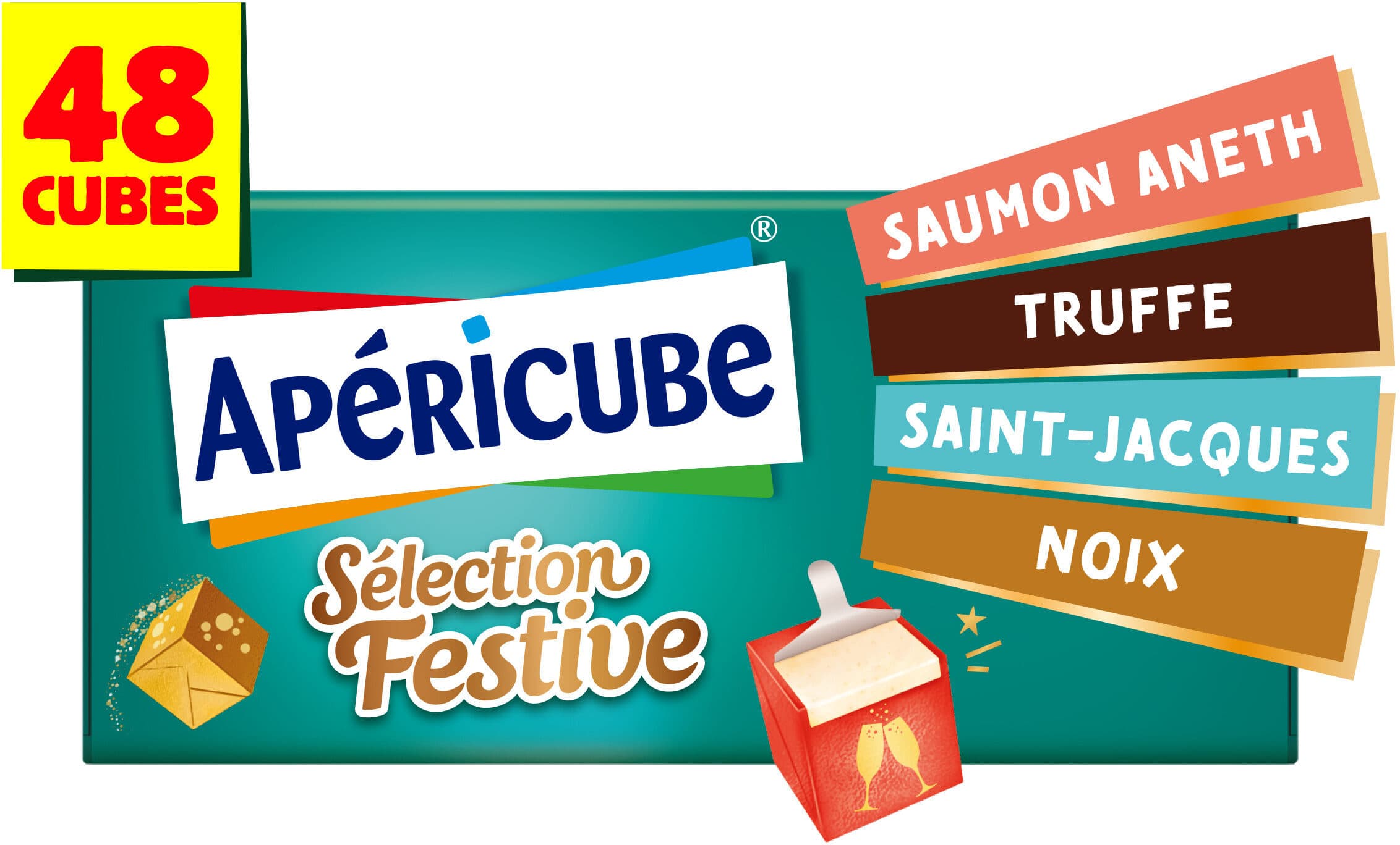 Apericube Apéricube Edition Limitée Dites Cheese à l'Apéro 48C packshot