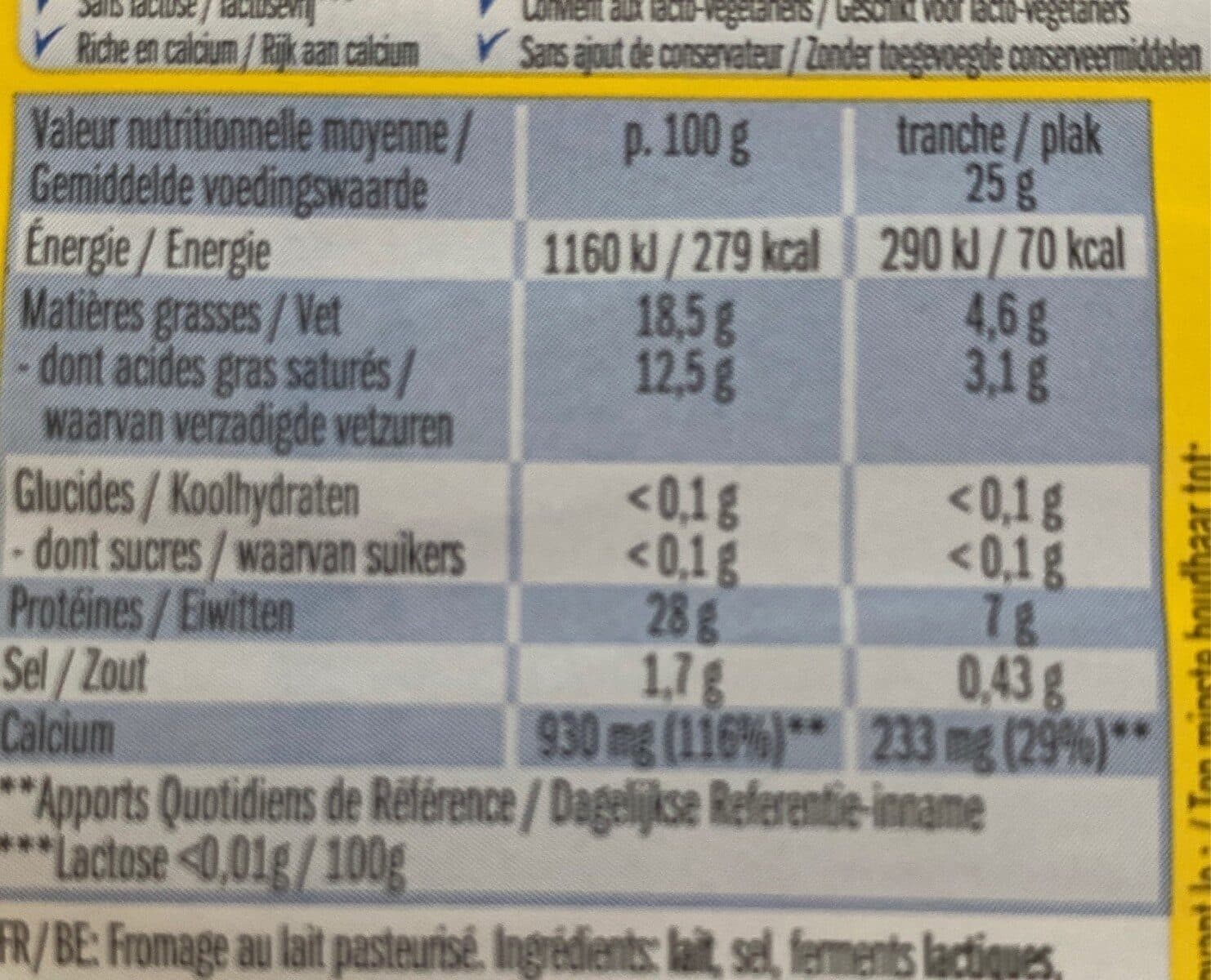 Bel Lightlife caractère - Fromage au lait pasteurisé en tranches packshot