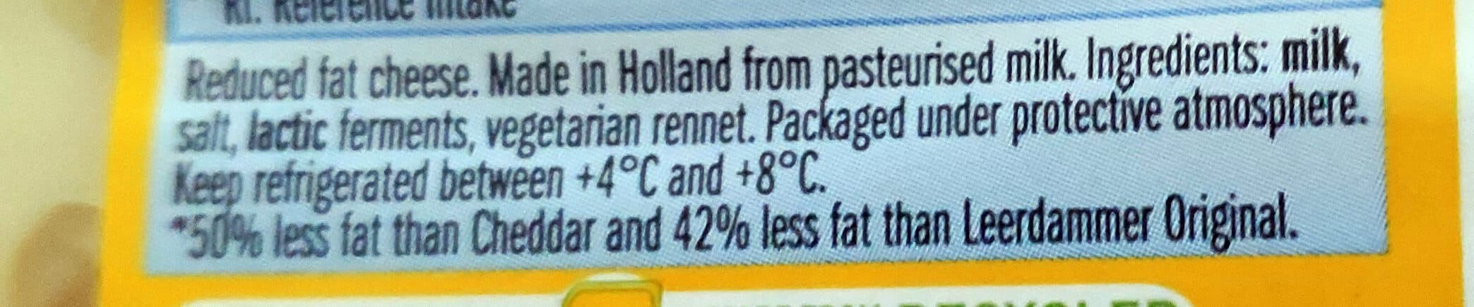 Leerdammer Light Dutch Cheese 8 Slices packshot