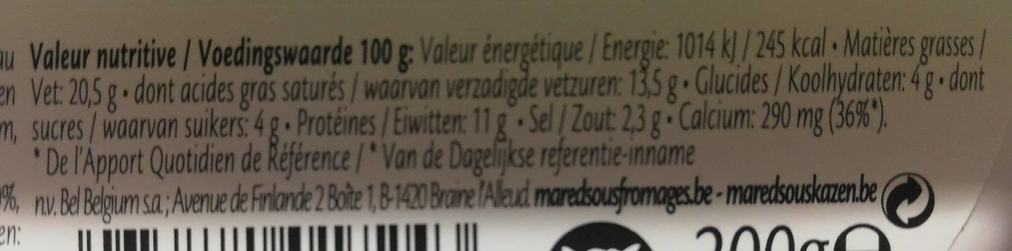 Maredsous Fromage Au Chèvre packshot