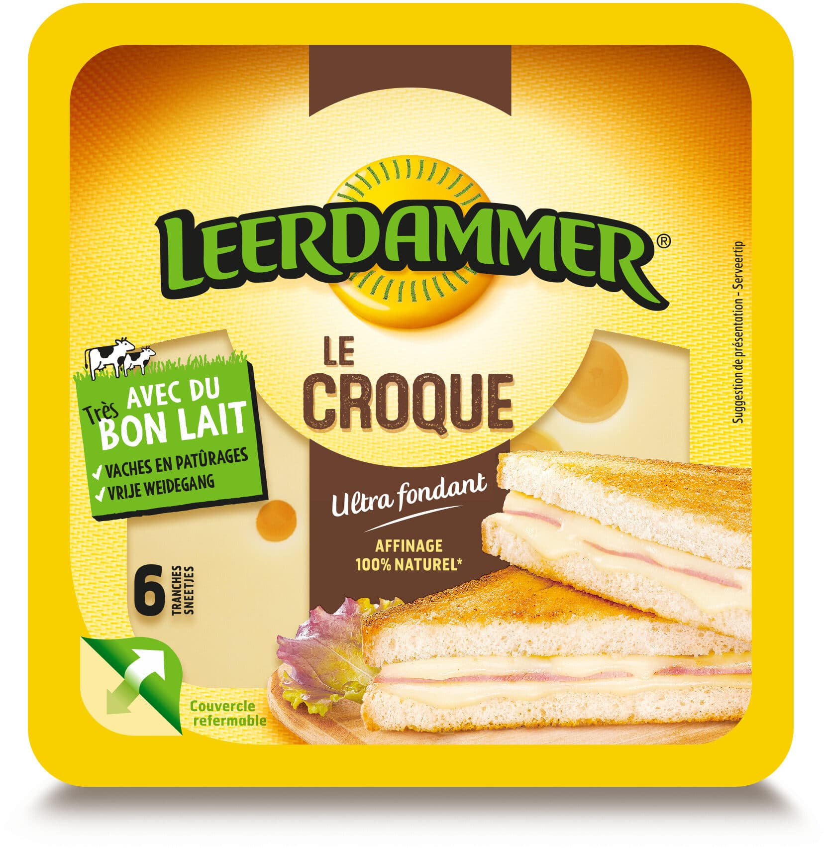 Bel Leerdammer Le Croque 6 tranches packshot