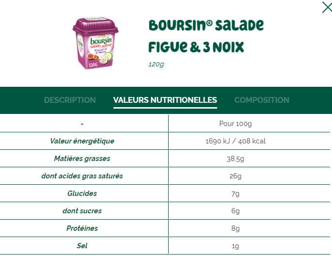 Bel Boursin® Salade Figue & apéritif packshot