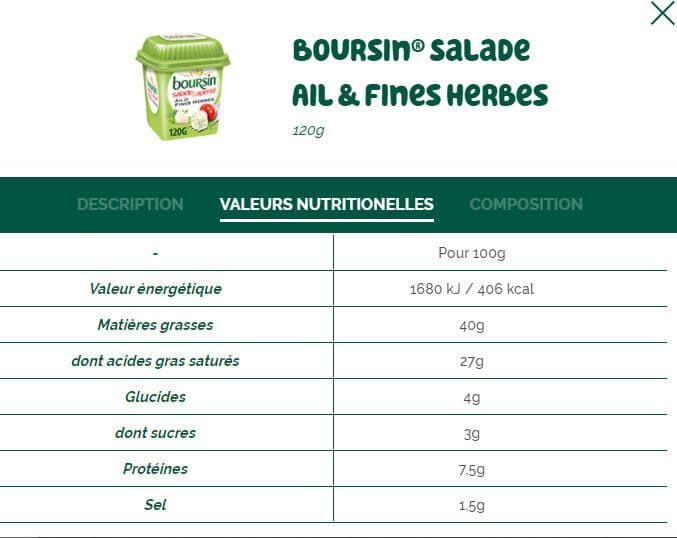 Bel Boursin® Salade Ail & Fines Herbes packshot