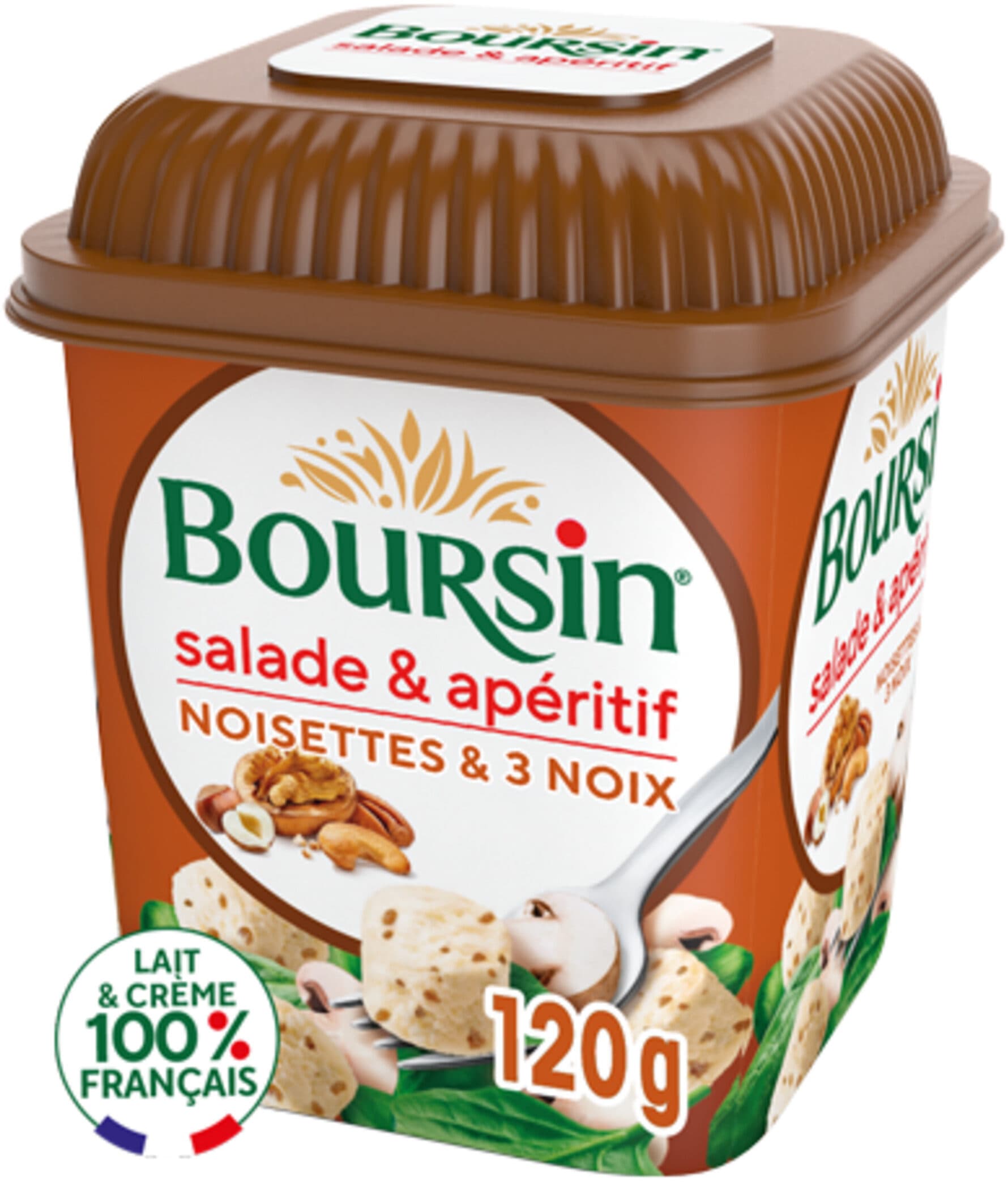 Boursin Boursin® Salade Noisettes & 3 Noix packshot