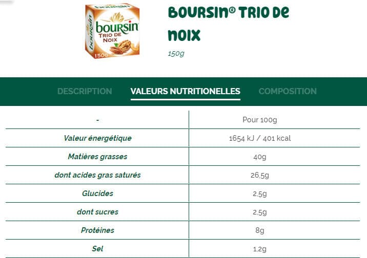 Bel Boursin® Trio de noix packshot