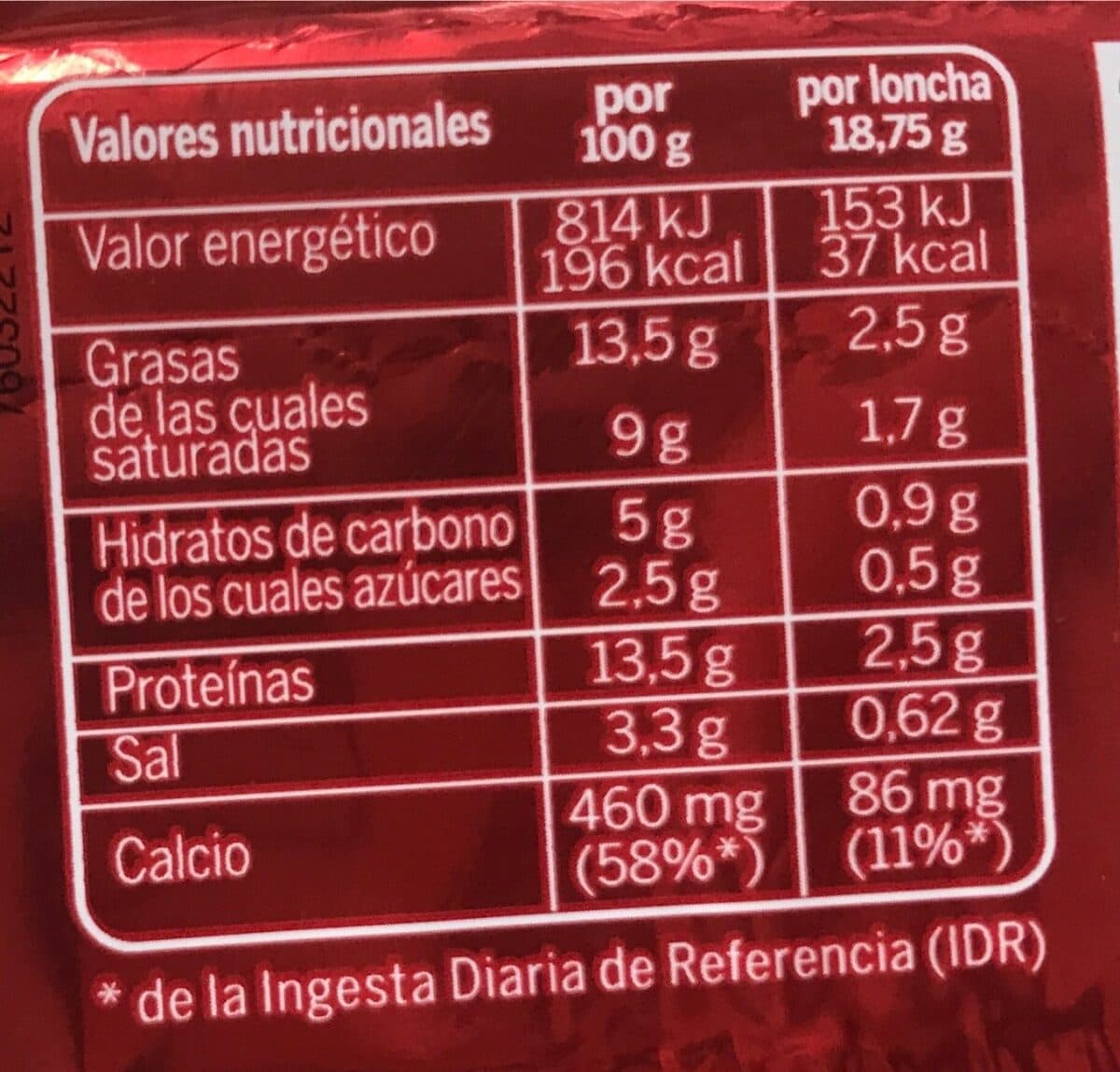 Open Food Facts Queso En Lonchas Tranchettes packshot