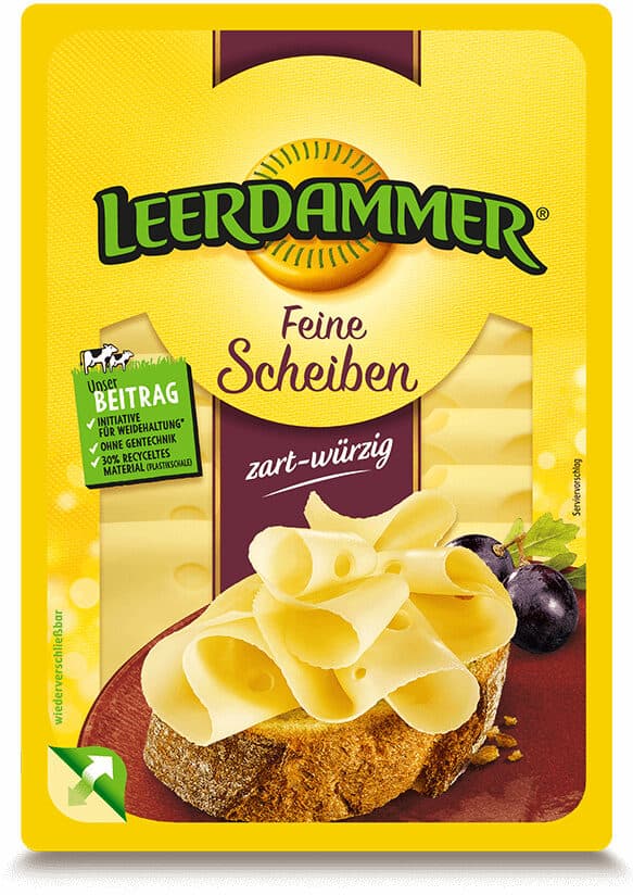 Leerdammer Leerdammer® Feine Scheiben zart-würzig packshot