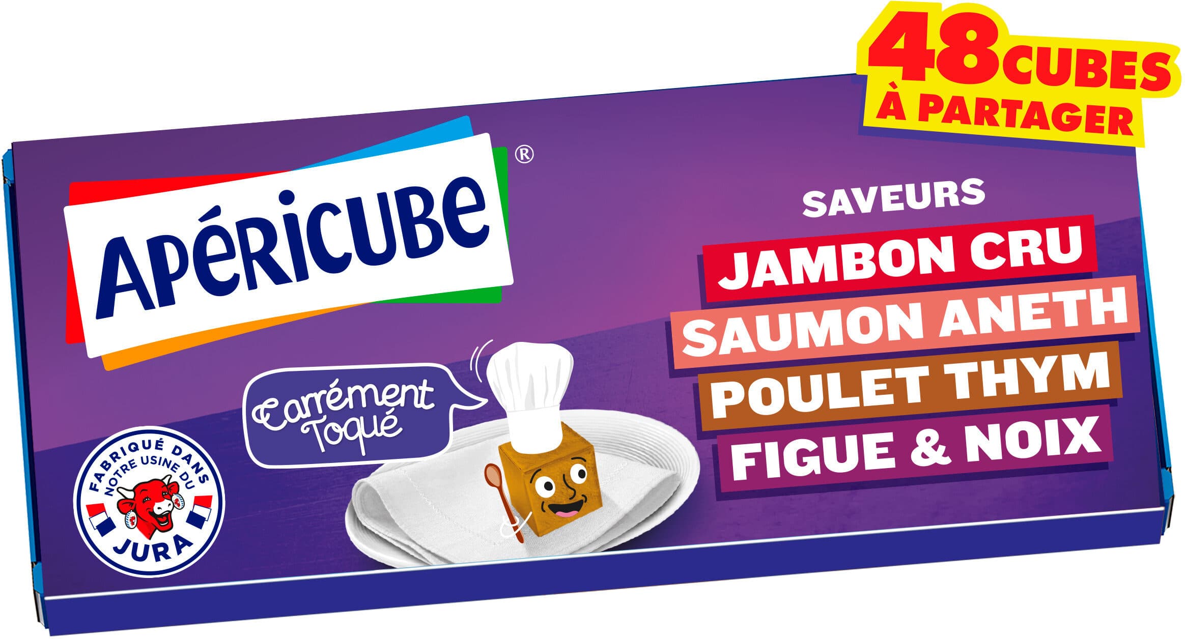 Apéricube Apéricube Carrément Toqué 48 Cubes packshot