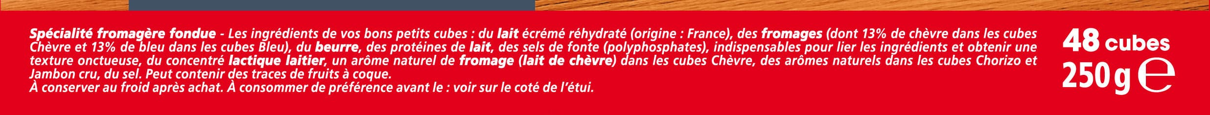 Apéricube Apéricube Charcut' Fromages 48C packshot