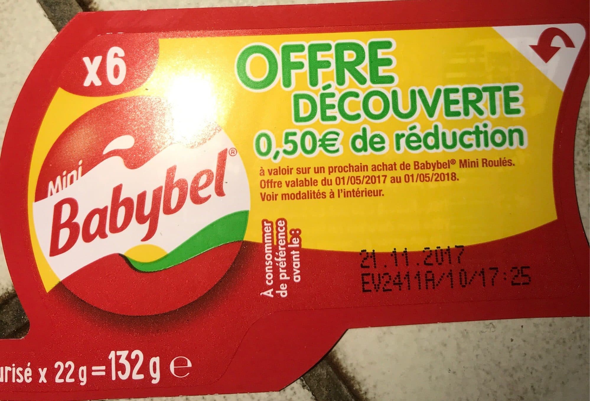 Babybel Minibaby f6 132g offre decouverte packshot