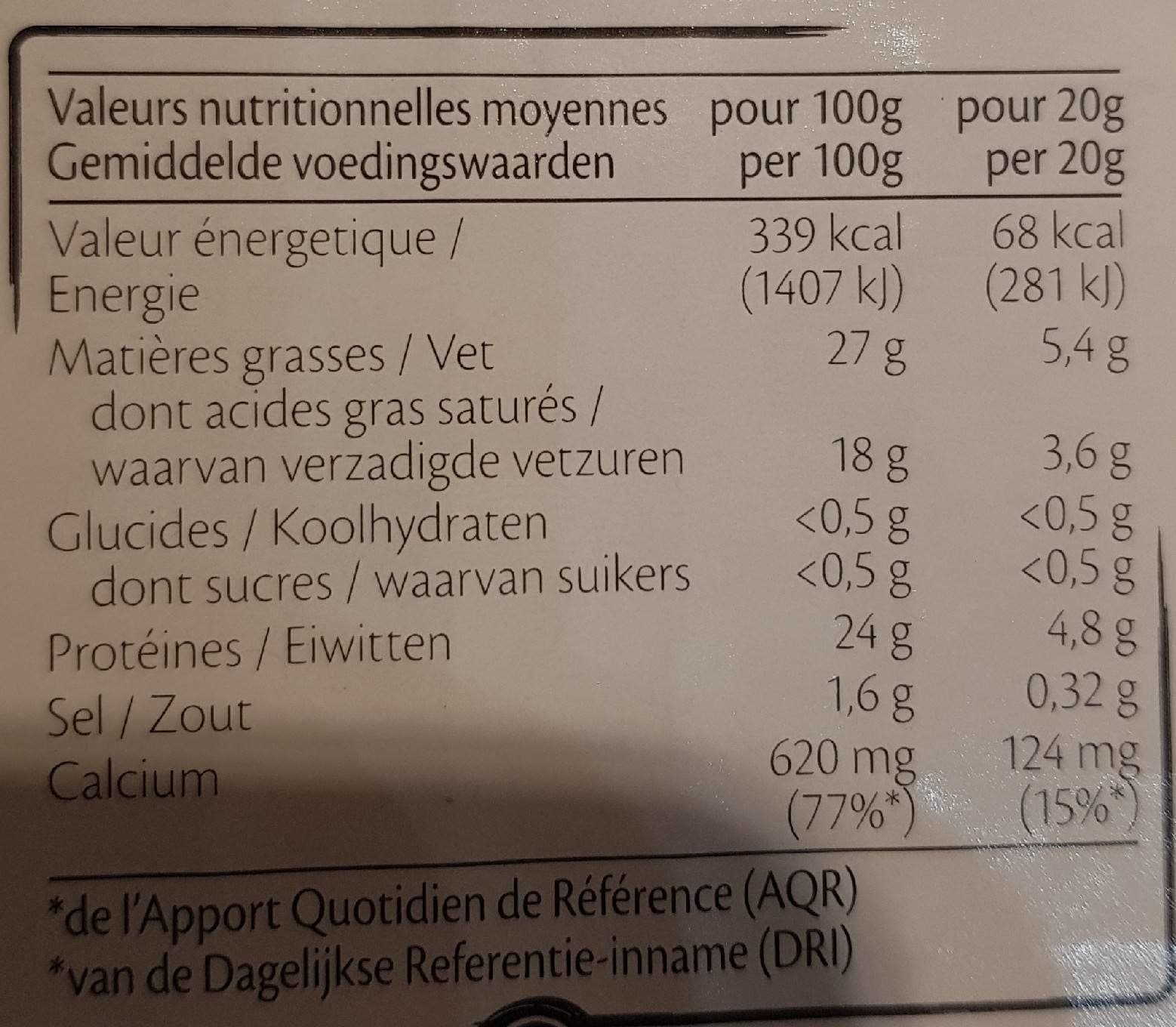 Maredsous Fromage à raclette packshot