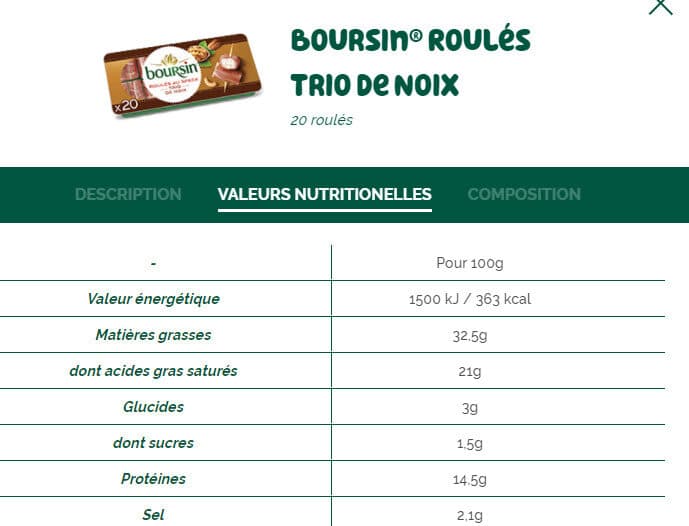 Boursin Boursin Apéritif Les roulés Jambon fumé Tomate Basilic packshot
