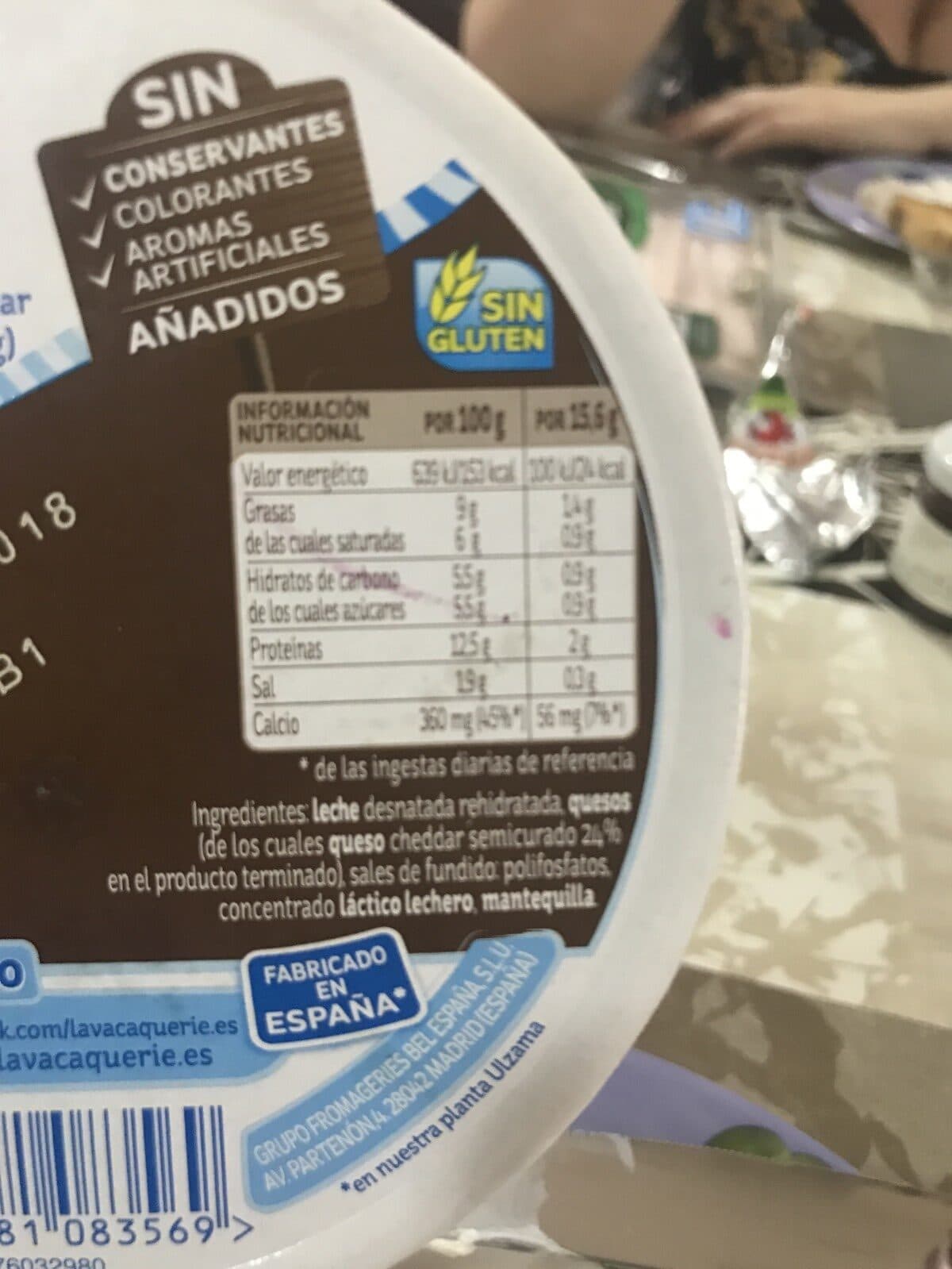 la vaca que rie Queso semicurado light packshot