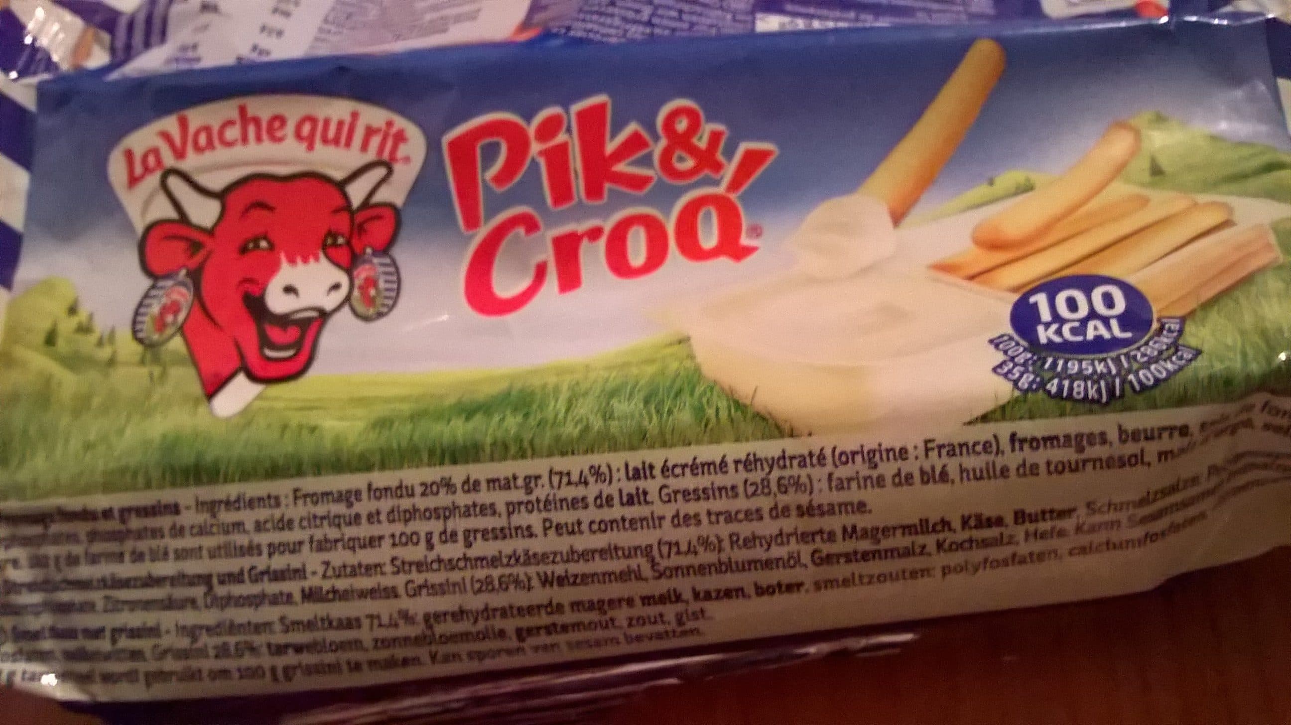 La vache qui rit Pik & Croq' packshot
