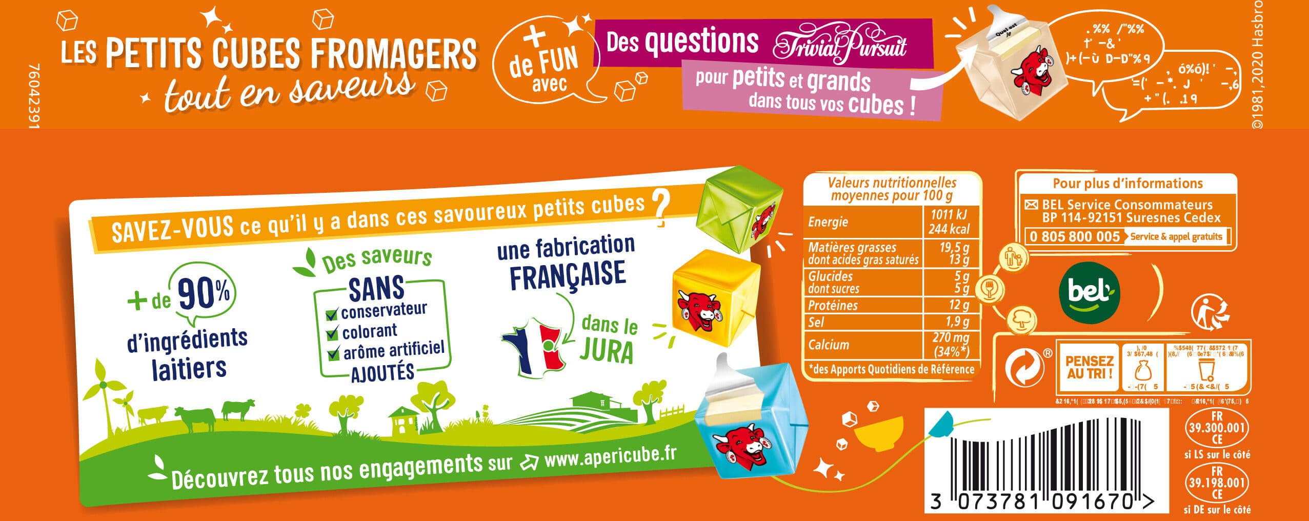 Apéricube Apéricube Sélection du Fromager 48C packshot