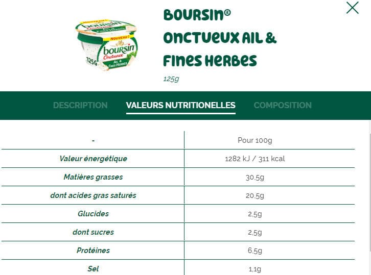 Boursin Boursin® Onctueux Ail & Fines Herbes packshot