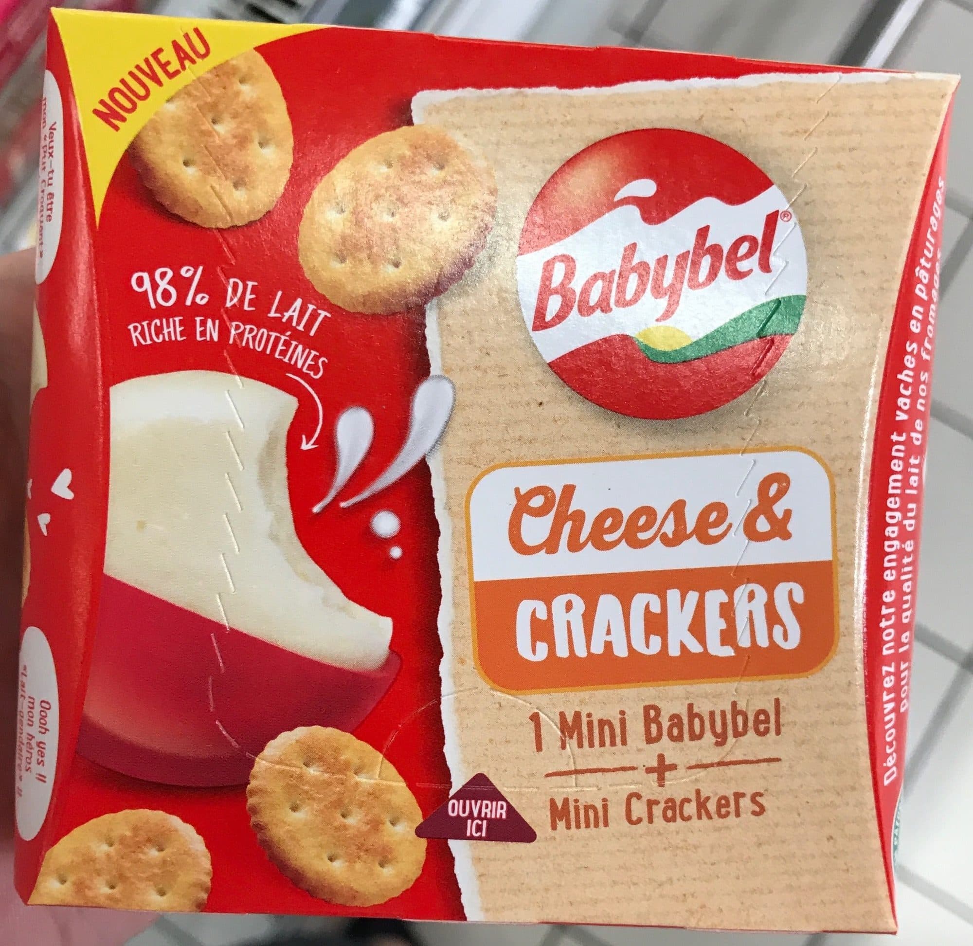 Babybel Cheese & crackers Babybel packshot