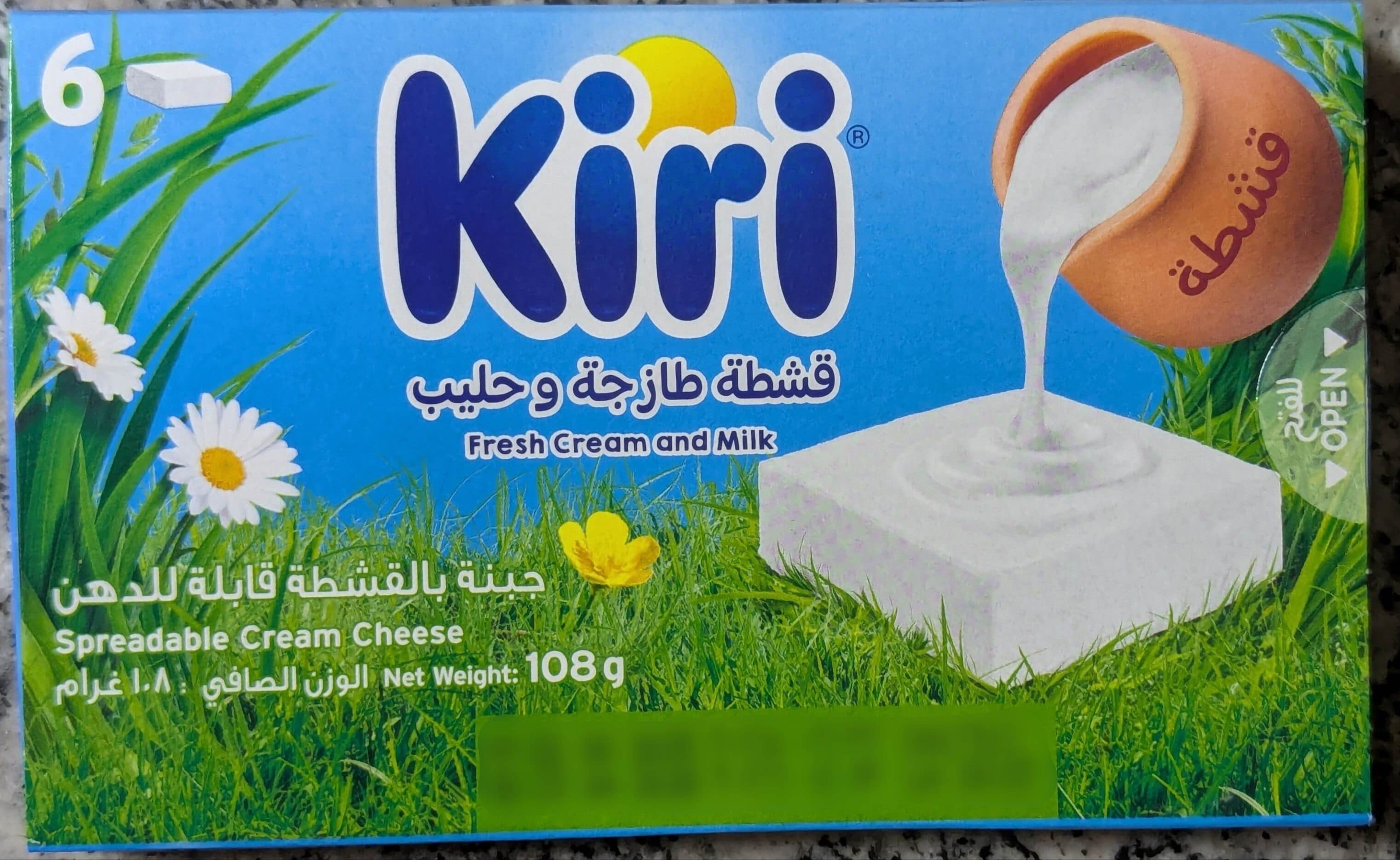 kiri Spreadable Cream Cheese packshot