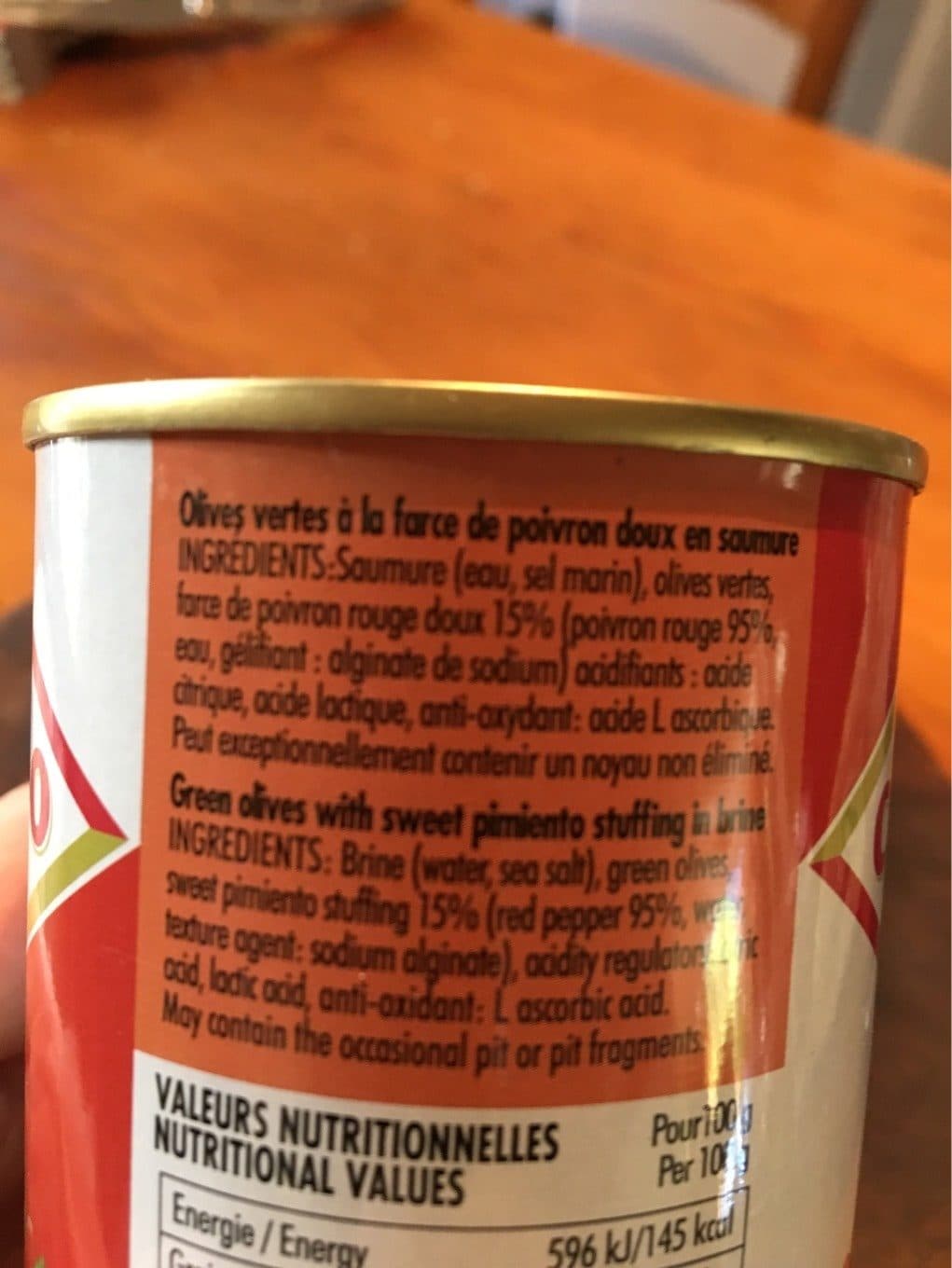 Crespo Olives Vertes à La Farce De Poivron Doux, La Boite De packshot