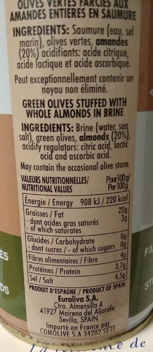 Crespo Crespo Oliv.v Amandes BT1 packshot