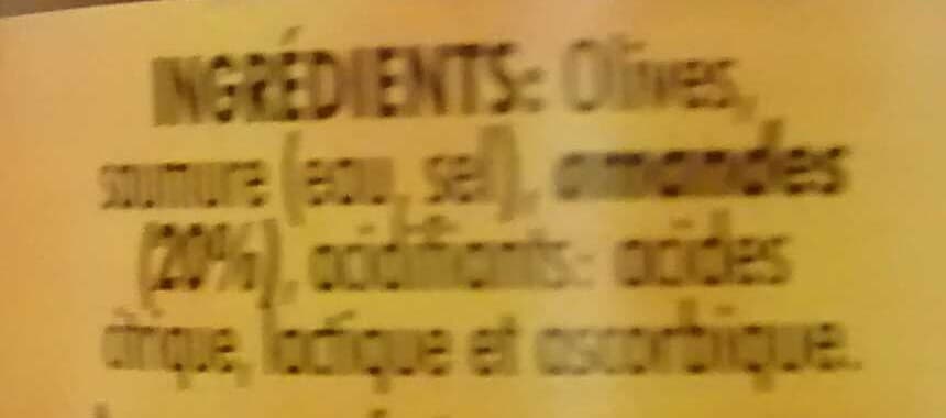 Crespo Olives vertes farcies amandes packshot