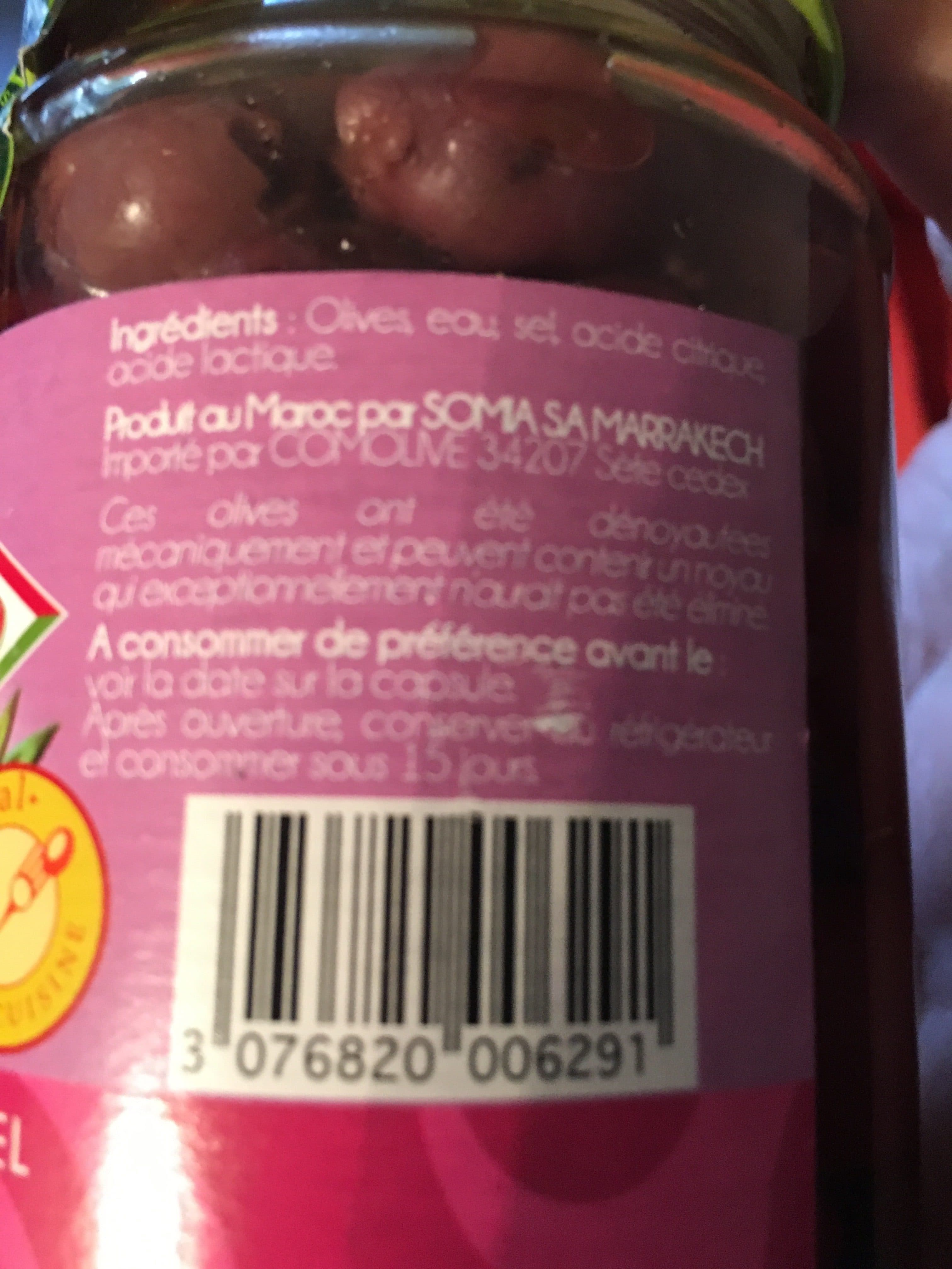 crespo Olives violettes naturelles dénoyautées packshot