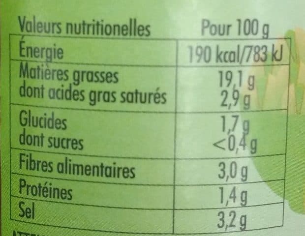 Crespo Olives Vertes Dénoyautées Marinées packshot