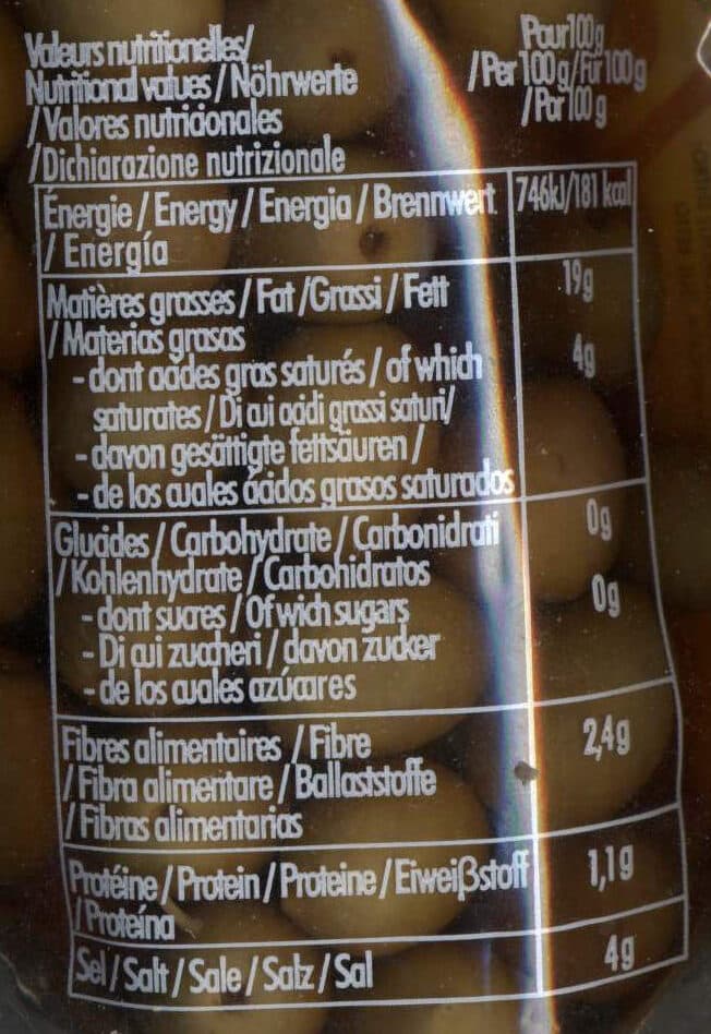 Crespo Olives Vertes Entières En Saumure packshot