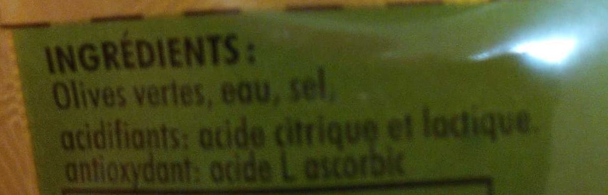 Crespo Olives vertes denoyautées packshot