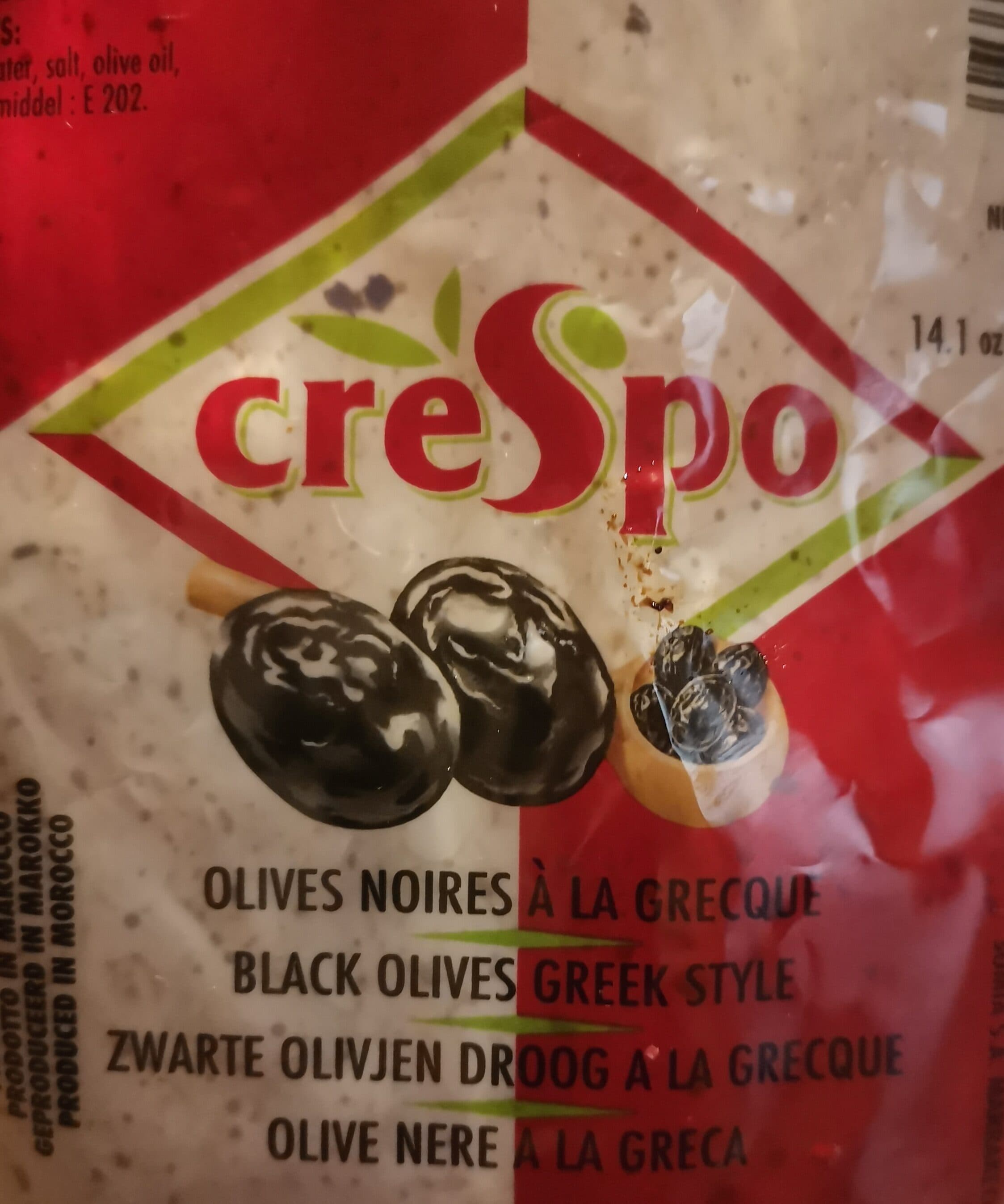 Crespo Olives noires à la Grecque packshot