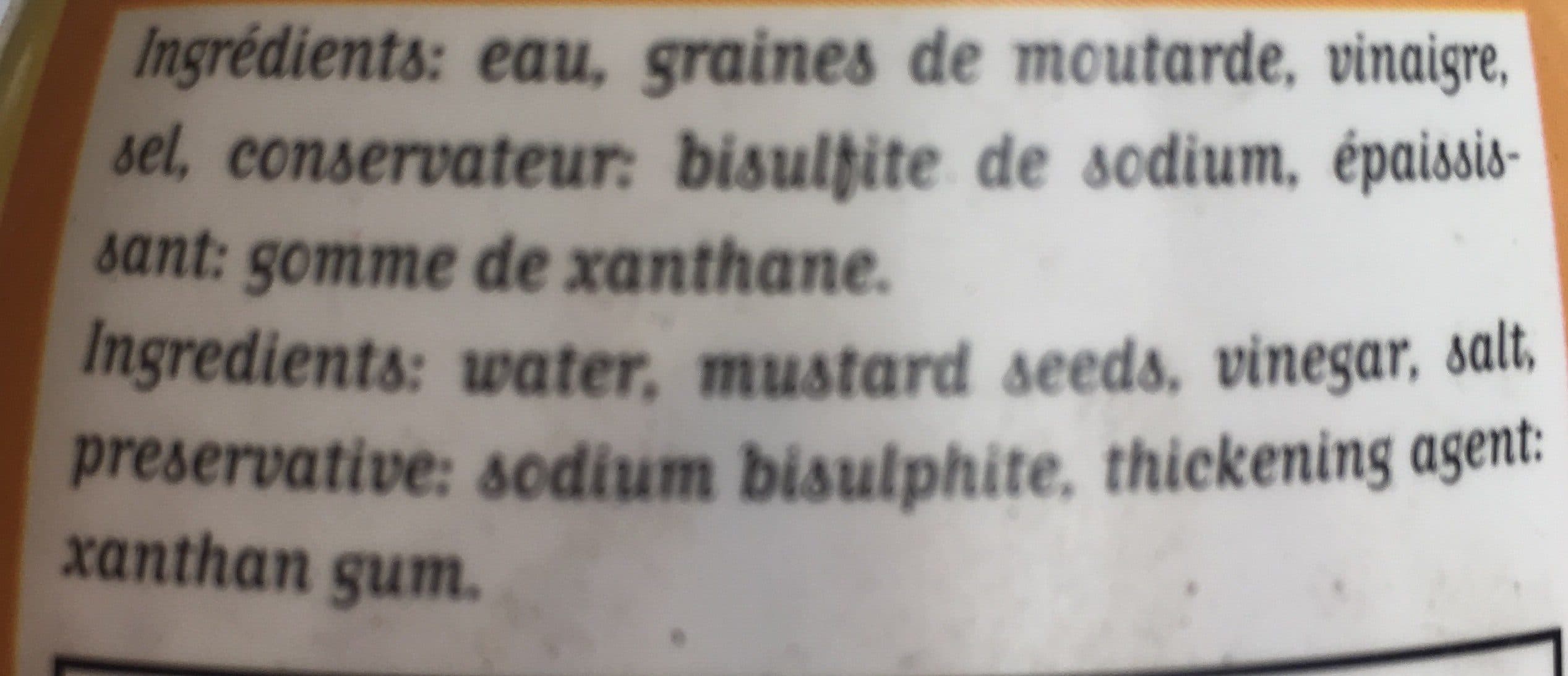 Open Food Facts Moutarde de Dijon packshot
