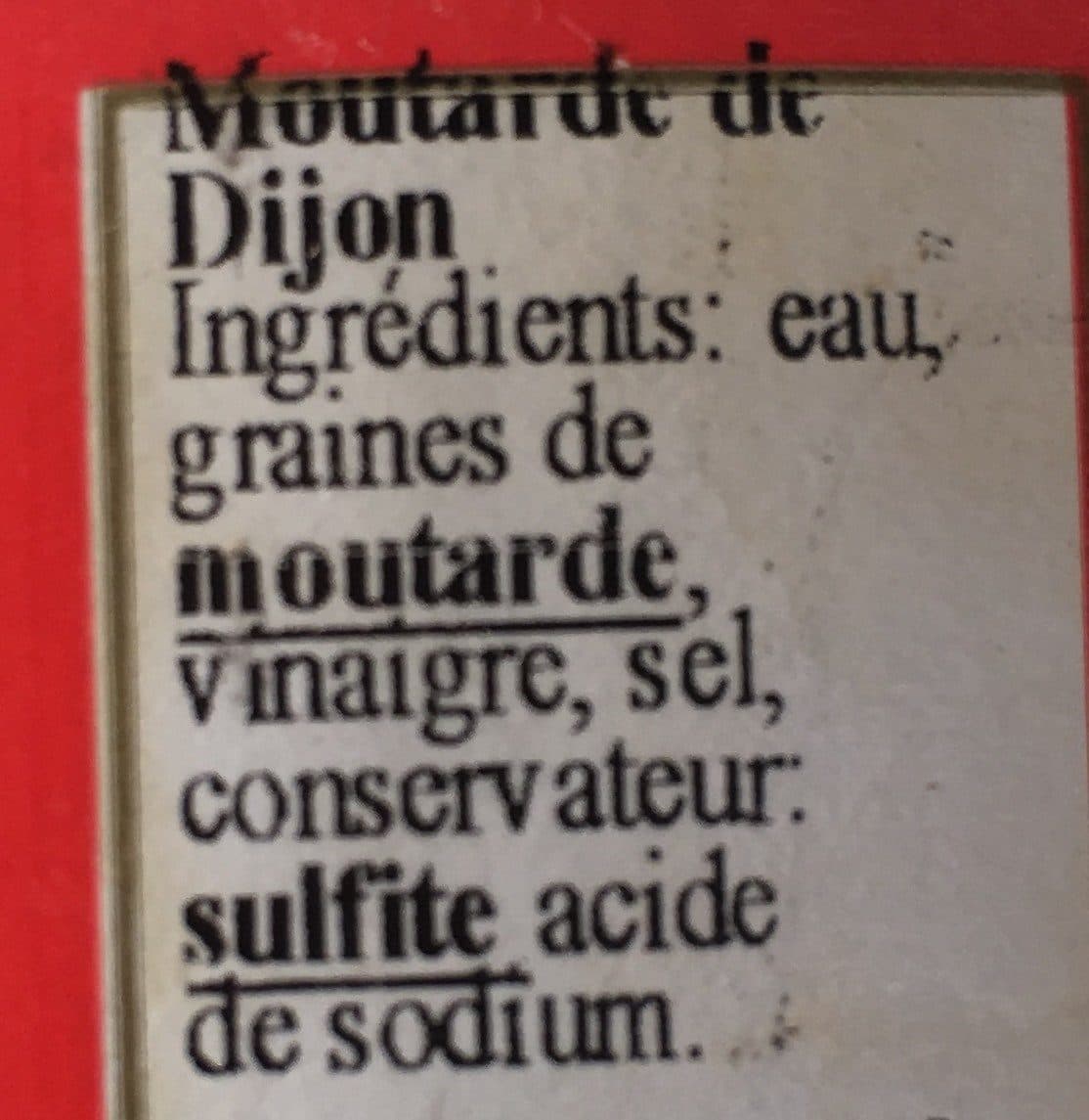 Open Food Facts Moitarde de Dijon packshot