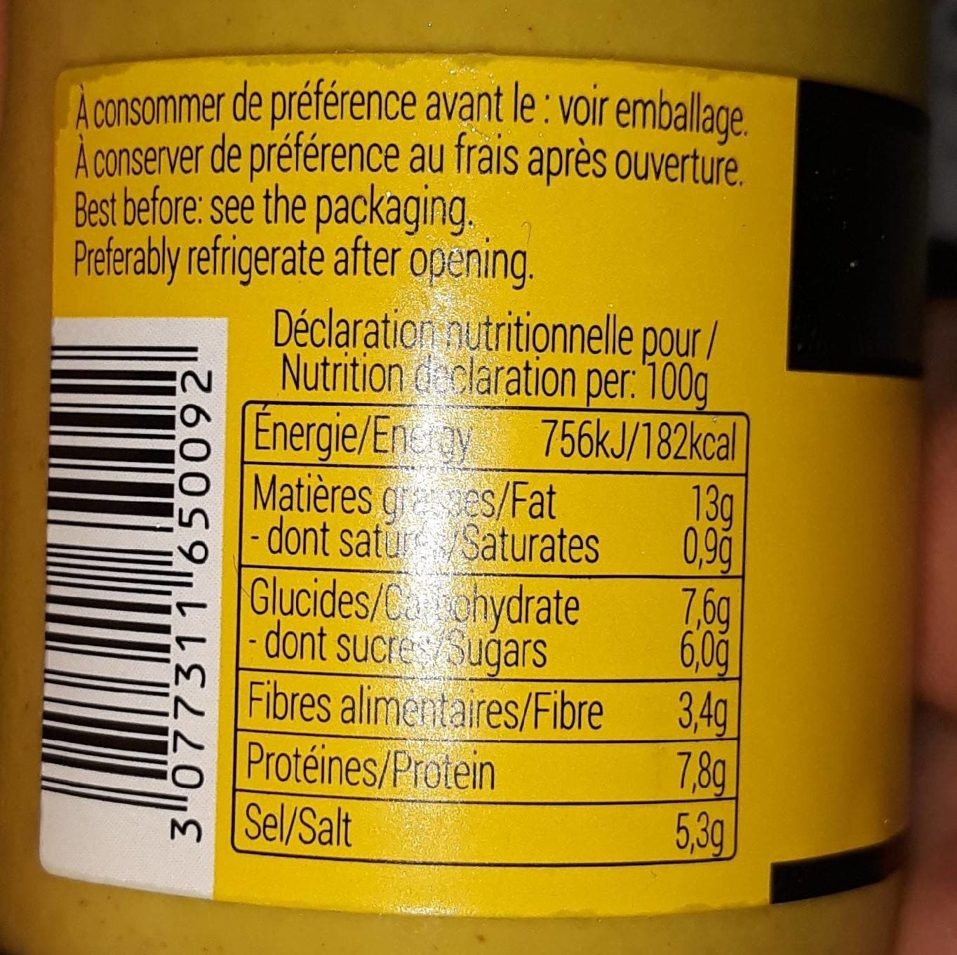 Clovis France Moutarde de reims packshot