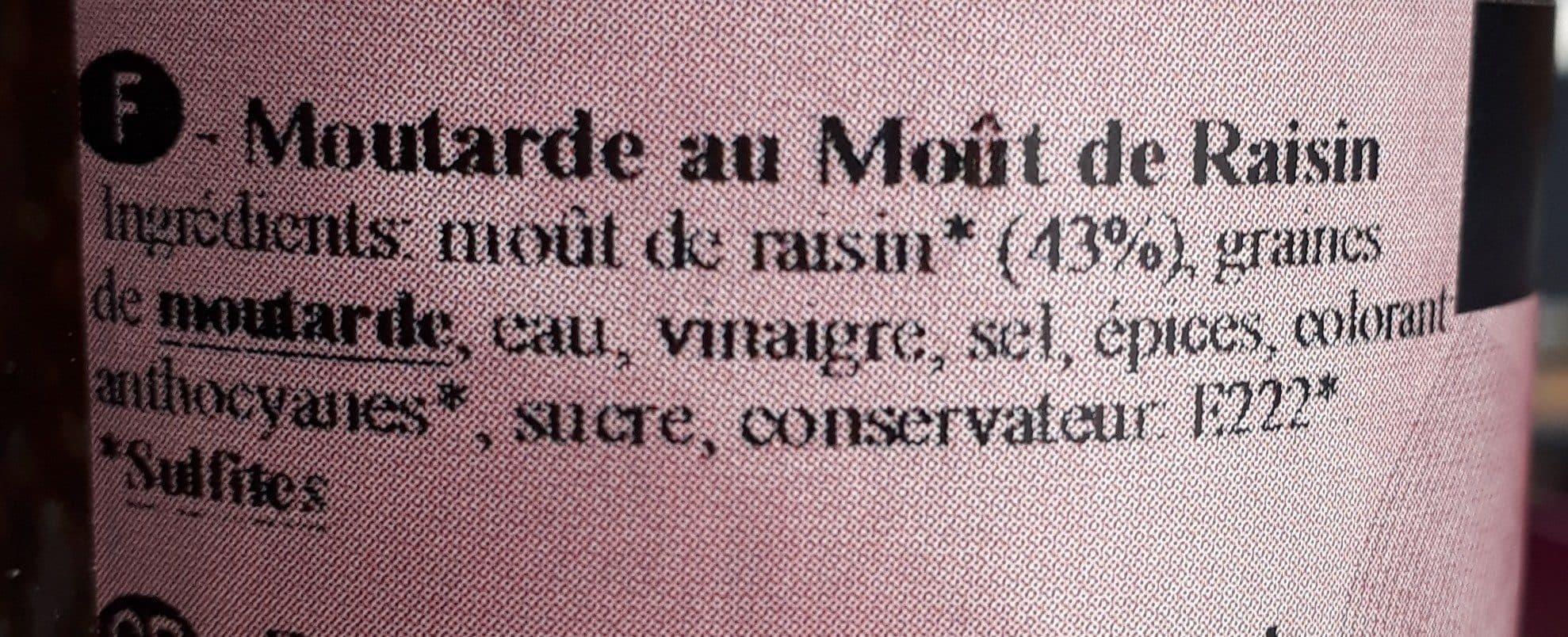 Clovis Moutarde au moût de raisin packshot