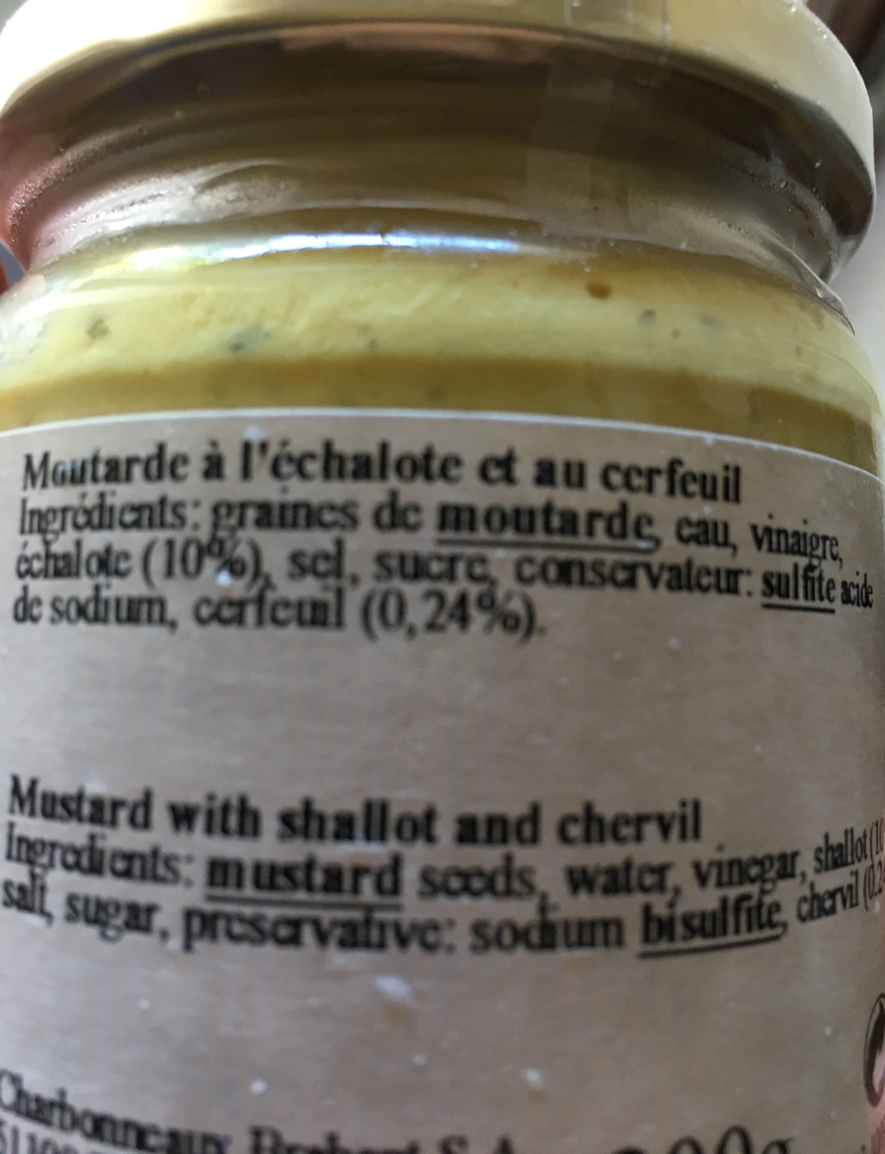 Percheron Frère Moutarde a l'echalote et au cerfeuil packshot