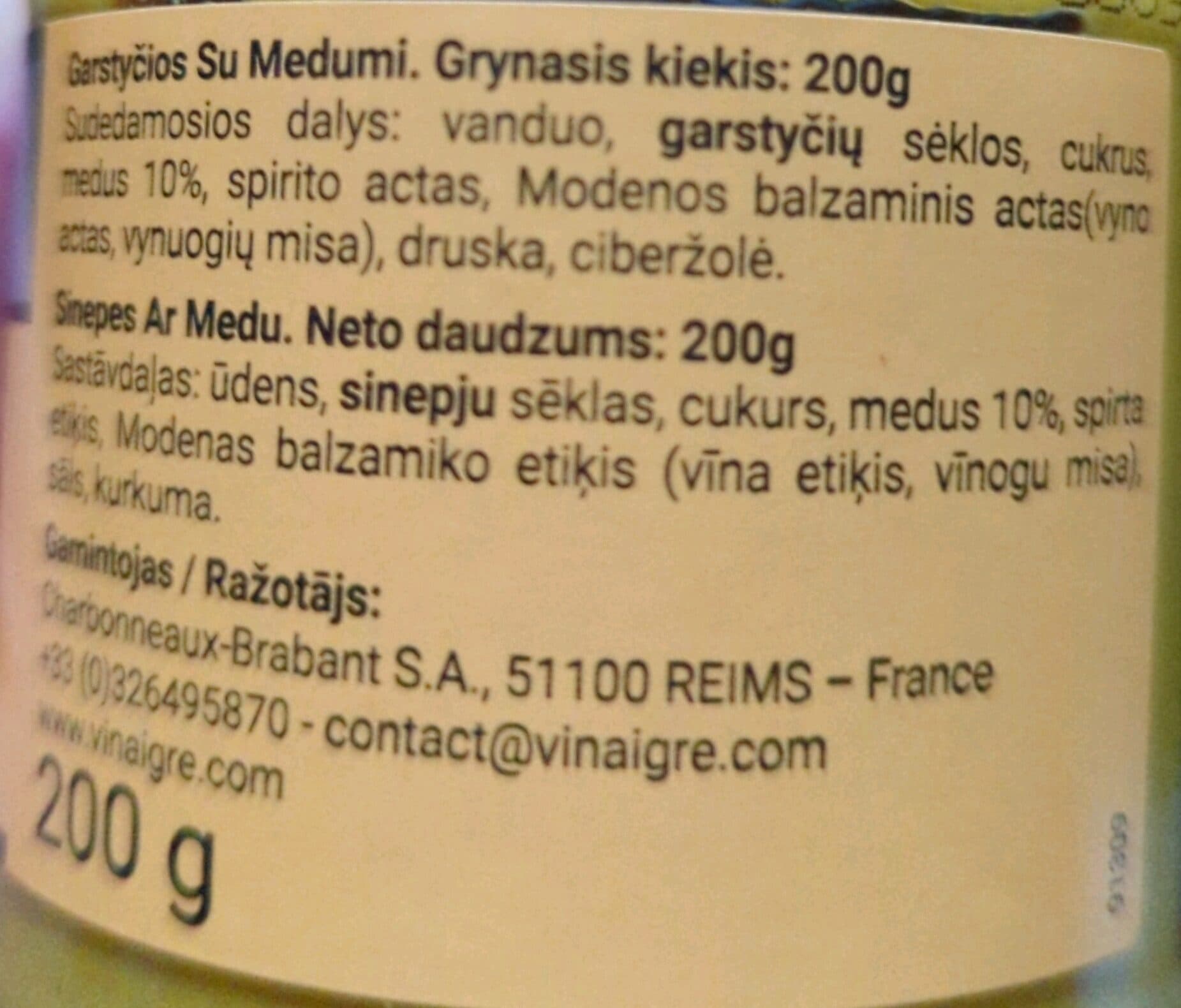 Clovis Garstyčios su medumi packshot