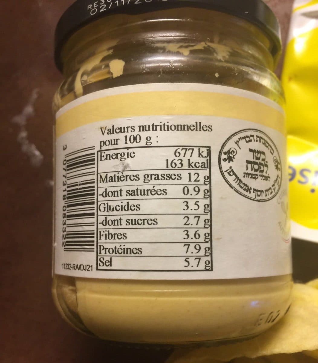 Open Food Facts Moutarde packshot