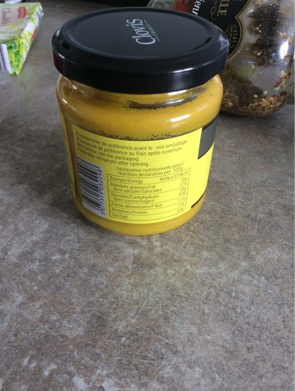 Clovis Moutarde au Curry packshot