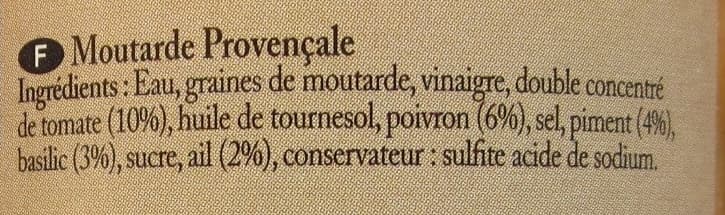 Clovis Moutarde provençale packshot