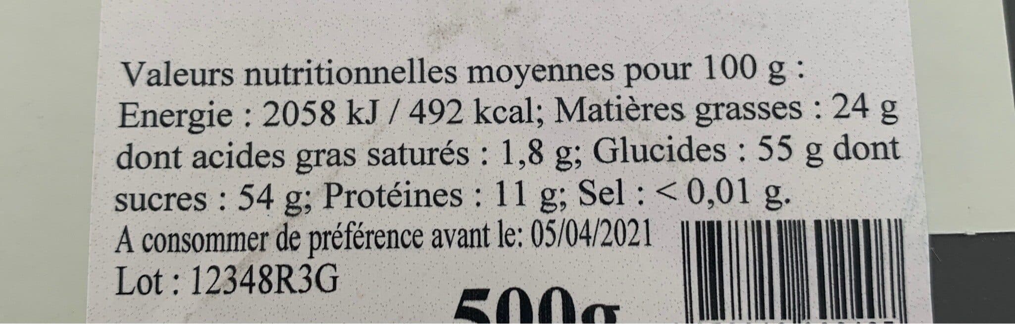 Open Food Facts Dragées amandes avola extra blanches packshot