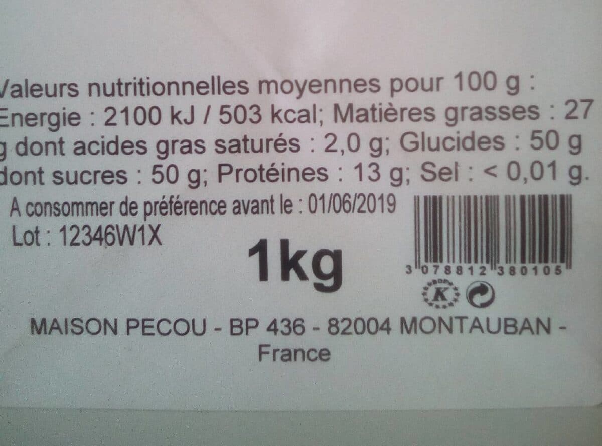 Open Food Facts Dragées packshot