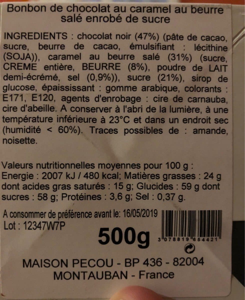 Open Food Facts Dragees Liquicroc Caramel packshot