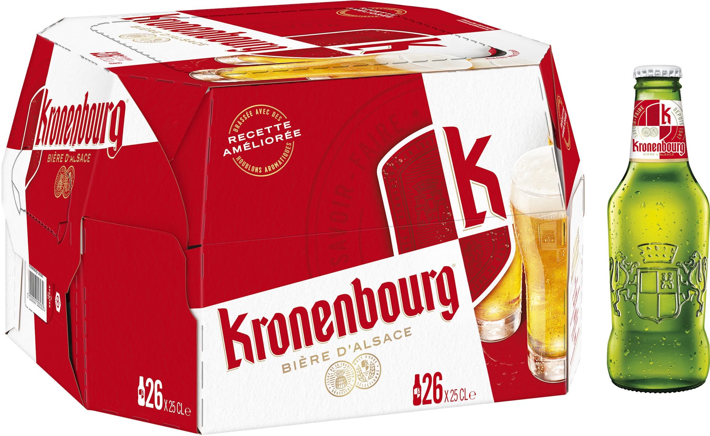 Kronenbourg Kronenbourg 26X25CL KRONENBOURG 4.2 DEGRE ALCOOL packshot