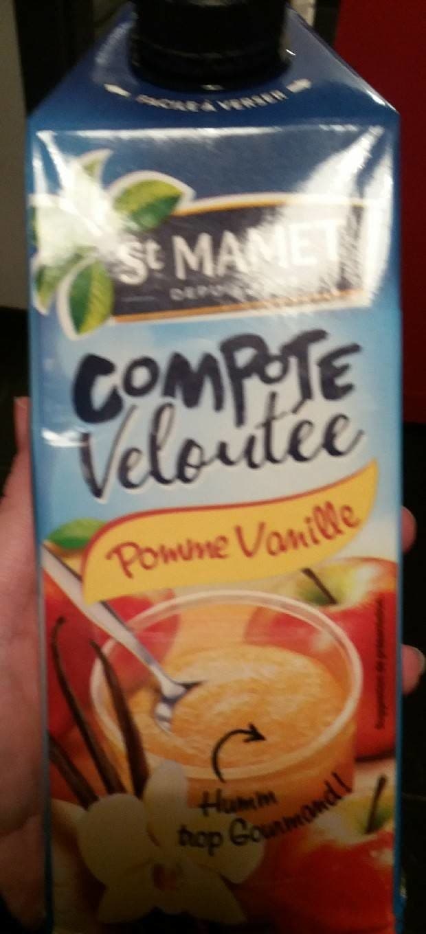 St MAMET Compote veloutée pomme vanille packshot