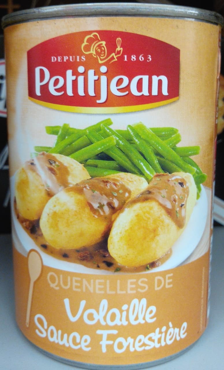 Petitjean Quenelles de Volaille, Sauce Forestière packshot
