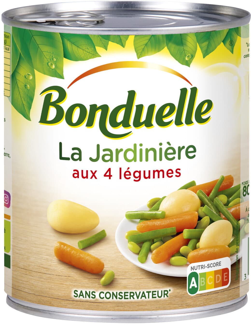 Bonduelle Jardinière aux 4 légumes 4/4 packshot