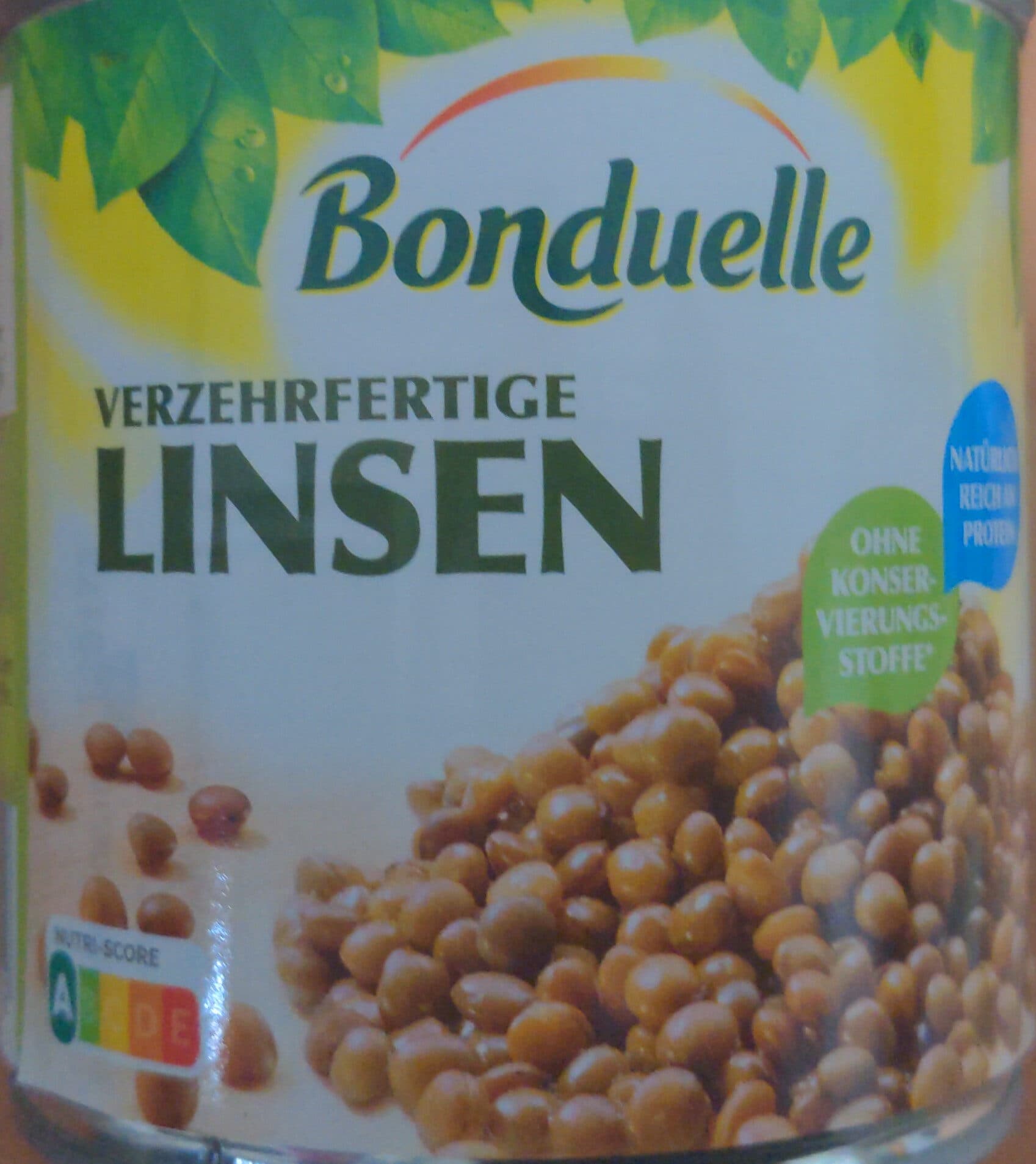 Bonduelle Linsen packshot