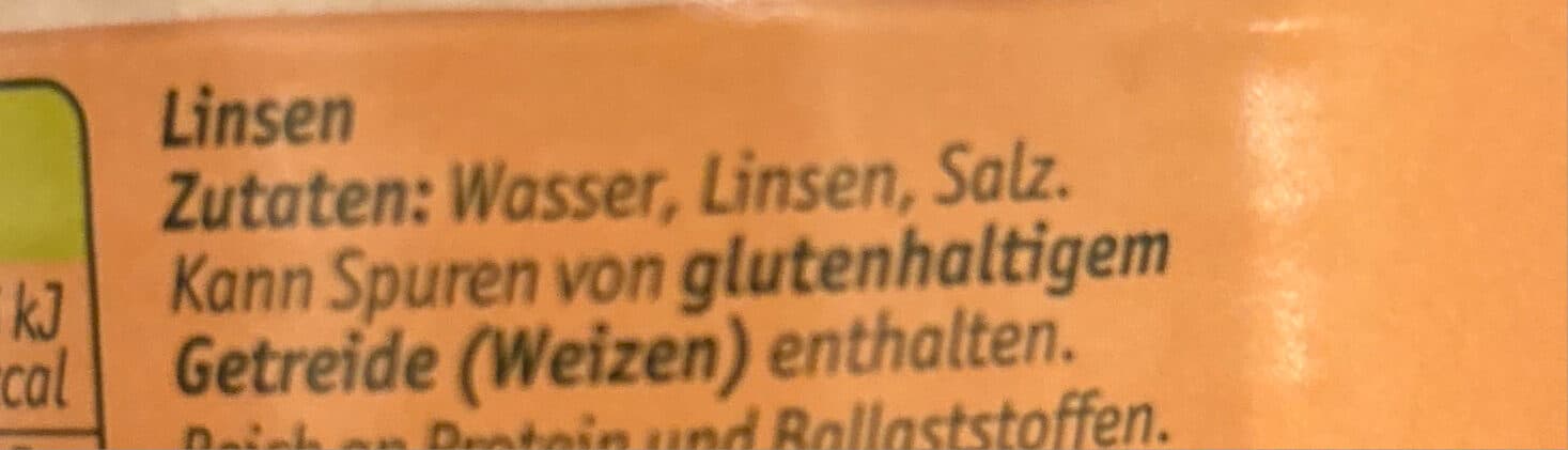 Bonduelle Linsen packshot